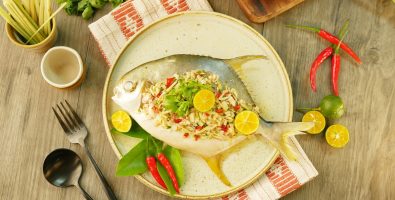 Steamed Pompano